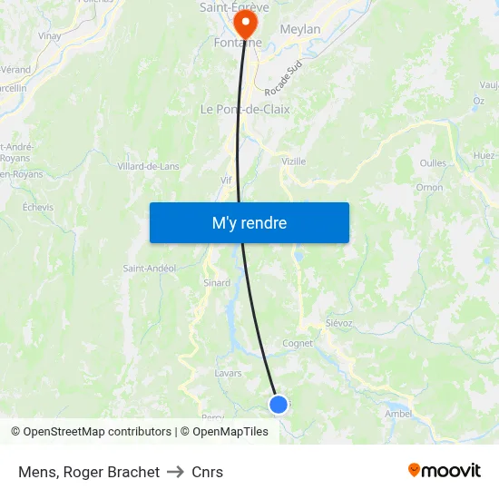 Mens, Roger Brachet to Cnrs map