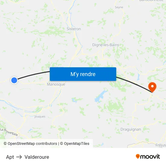 Apt to Valderoure map