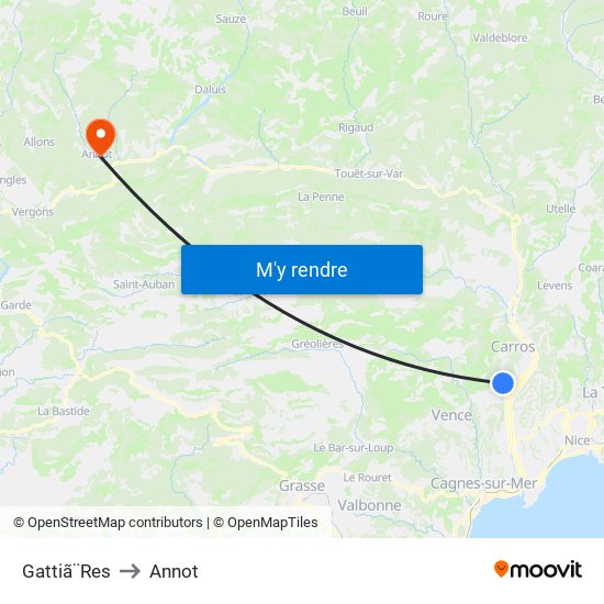 Gattiã¨Res to Annot map