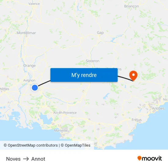 Noves to Annot map