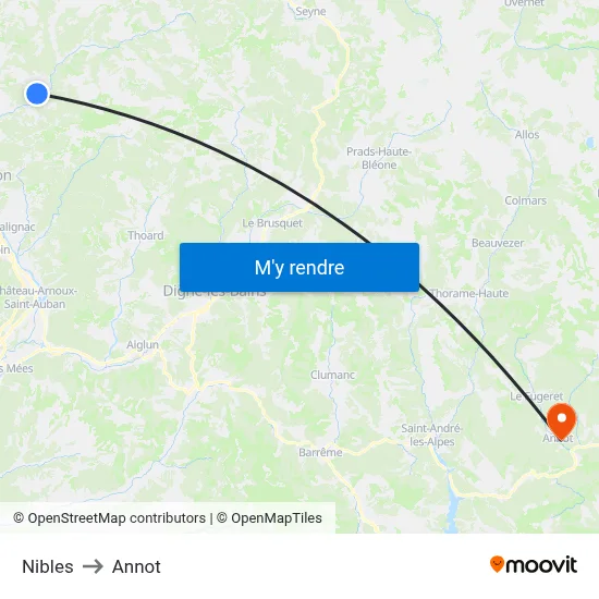 Nibles to Annot map
