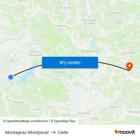 Montagnac-Montpezat to Caille map