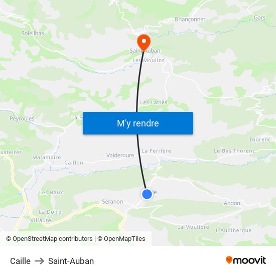 Caille to Caille map