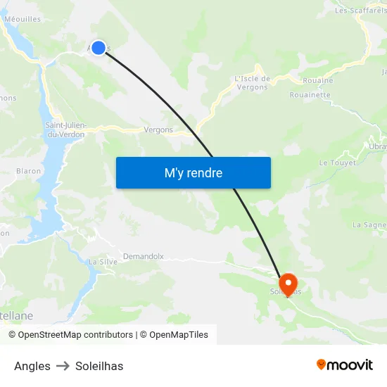 Angles to Soleilhas map