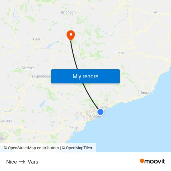 Nice to Vars map
