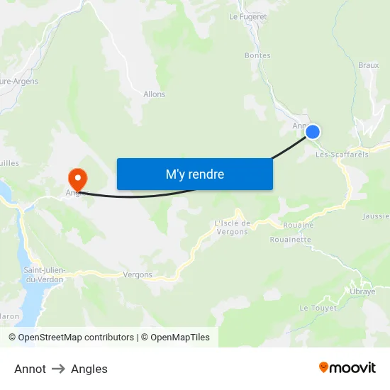 Annot to Angles map