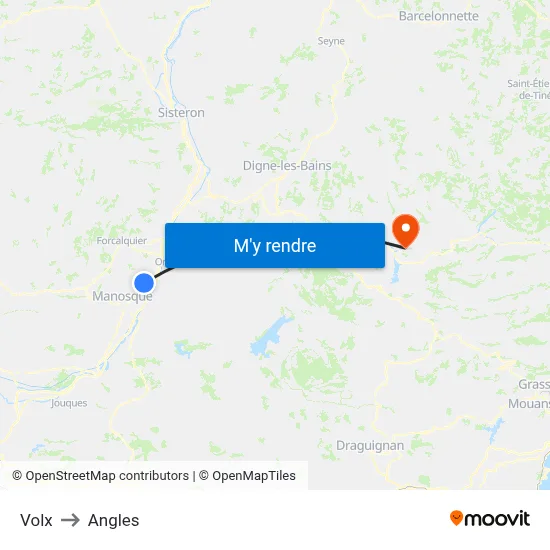 Volx to Angles map