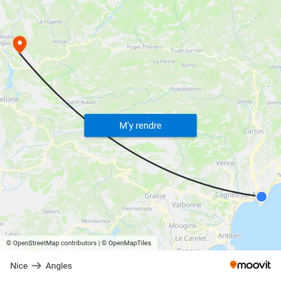 Nice to Angles map