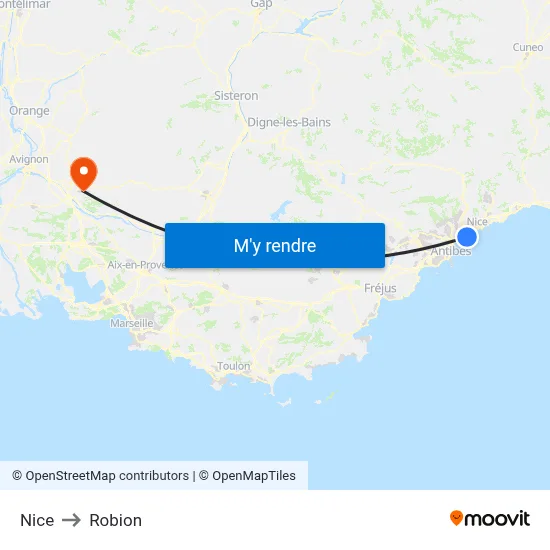 Nice to Robion map