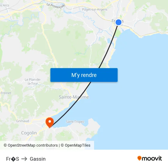 Fr�S to Gassin map