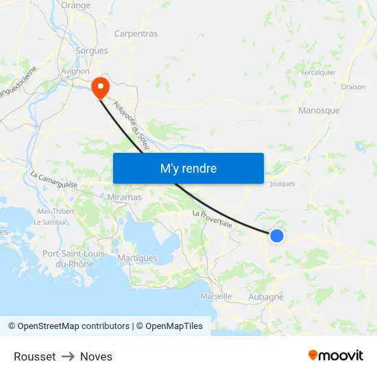 Rousset to Noves map