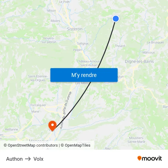 Authon to Volx map