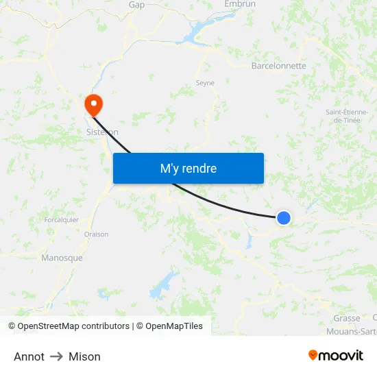 Annot to Mison map