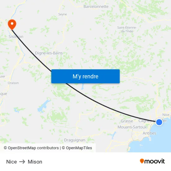 Nice to Mison map