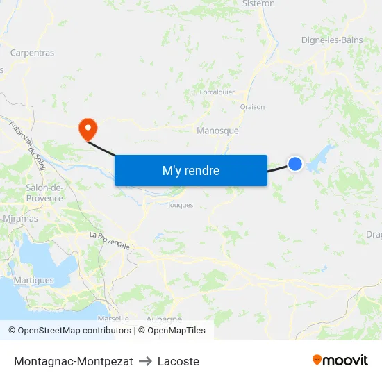 Montagnac-Montpezat to Lacoste map