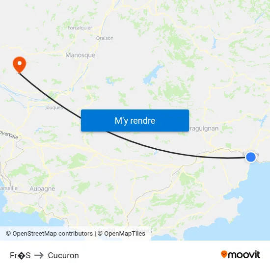 Fr�S to Cucuron map