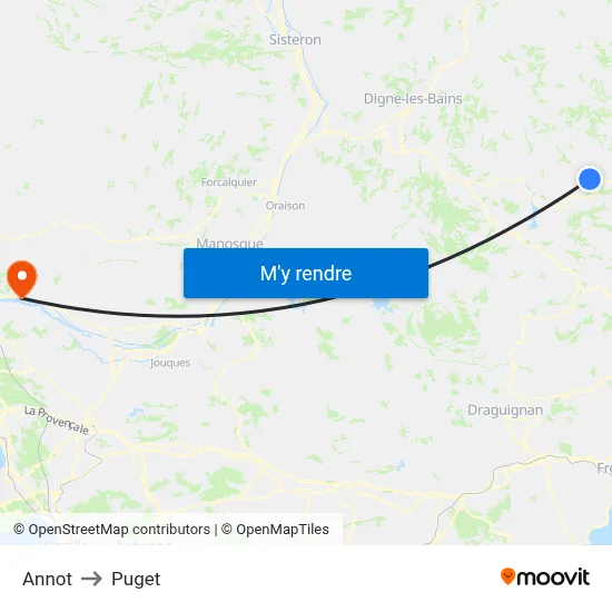 Annot to Puget map