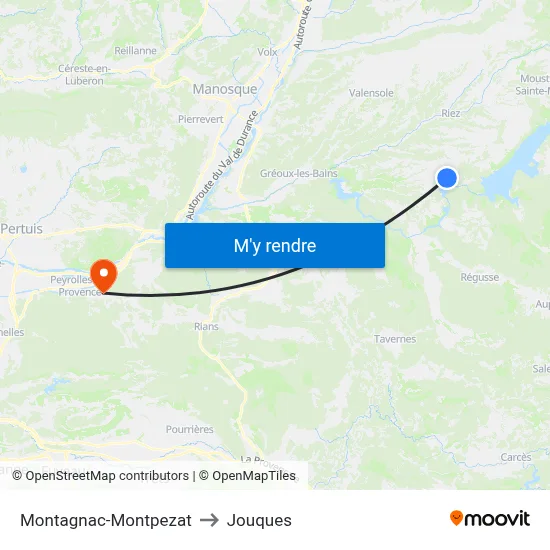 Montagnac-Montpezat to Jouques map