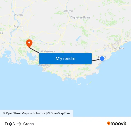 Fr�S to Grans map