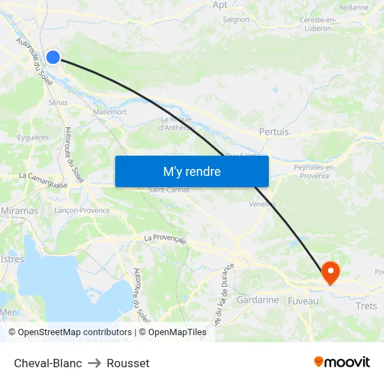 Cheval-Blanc to Rousset map