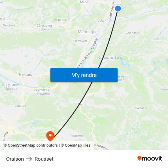 Oraison to Rousset map