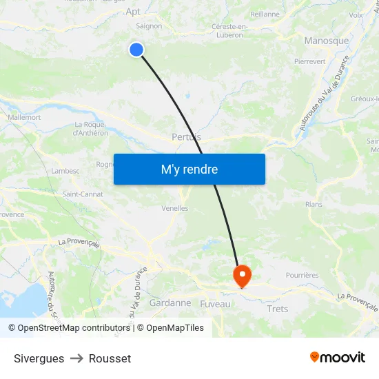 Sivergues to Rousset map