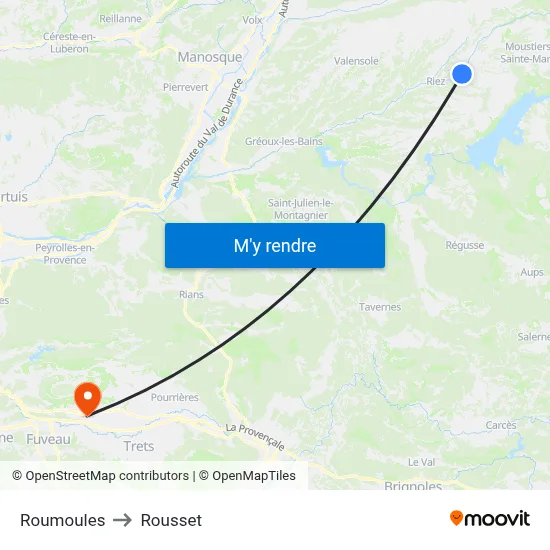 Roumoules to Rousset map