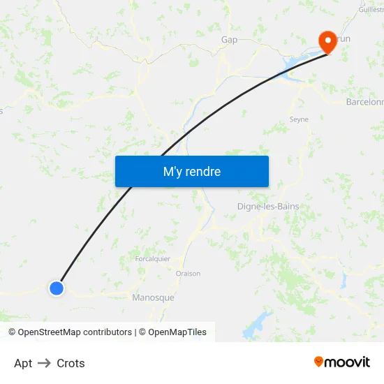 Apt to Crots map