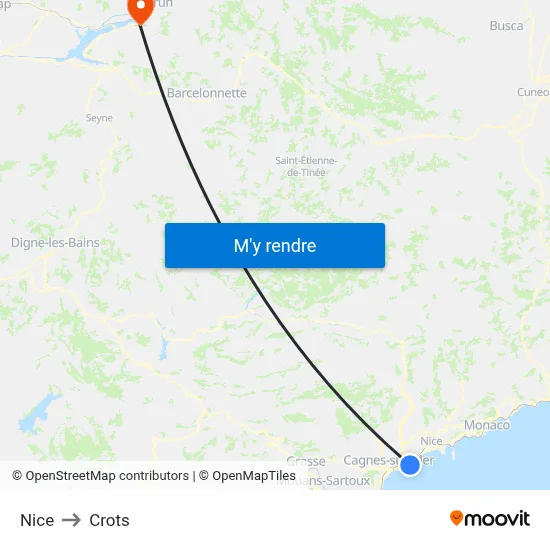 Nice to Crots map