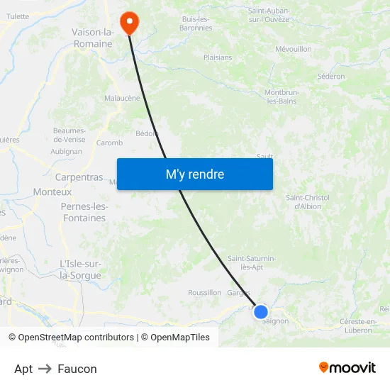 Apt to Faucon map