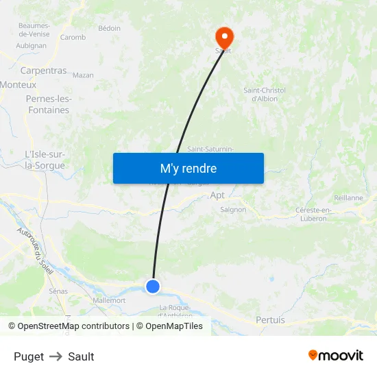 Puget to Sault map