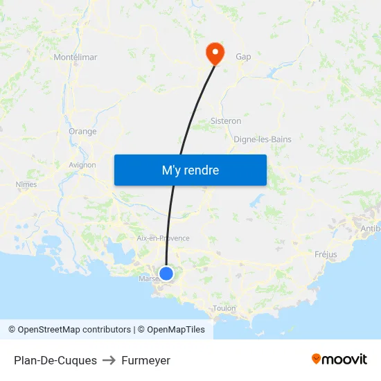 Plan-De-Cuques to Furmeyer map