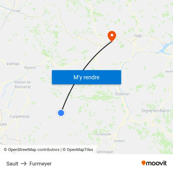 Sault to Furmeyer map