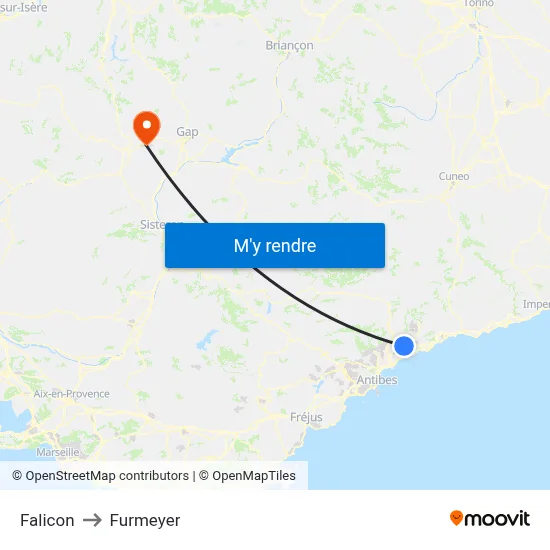 Falicon to Furmeyer map
