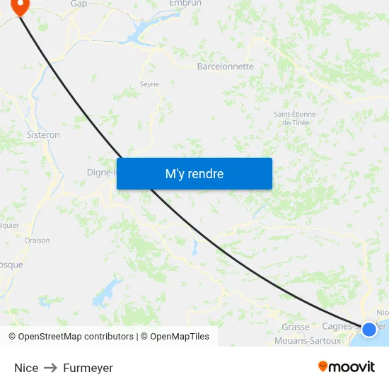 Nice to Furmeyer map