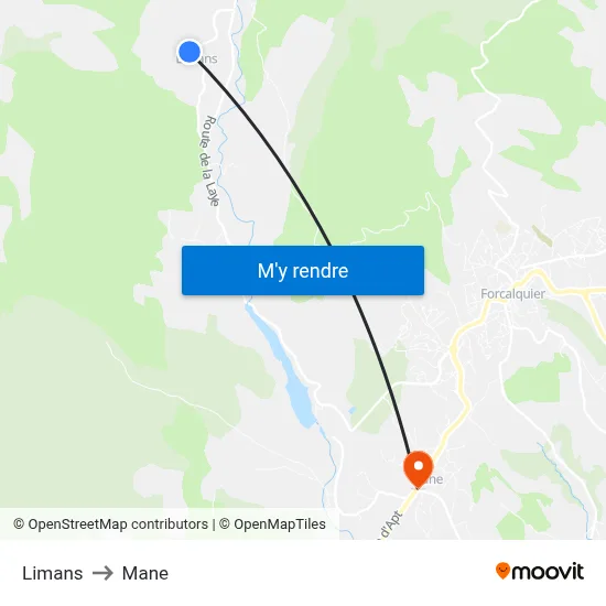Limans to Mane map