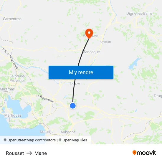 Rousset to Mane map