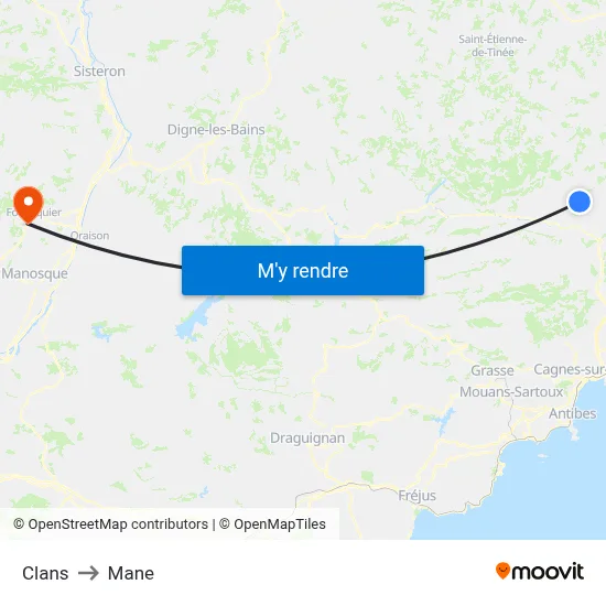 Clans to Mane map