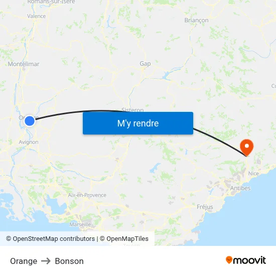 Orange to Bonson map