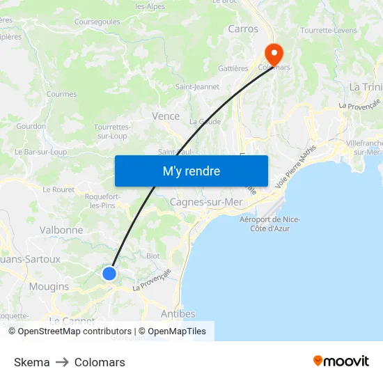 Skema to Colomars map