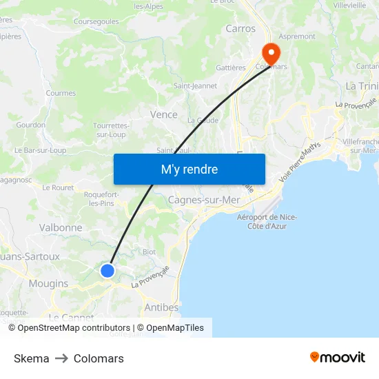 Skema to Colomars map