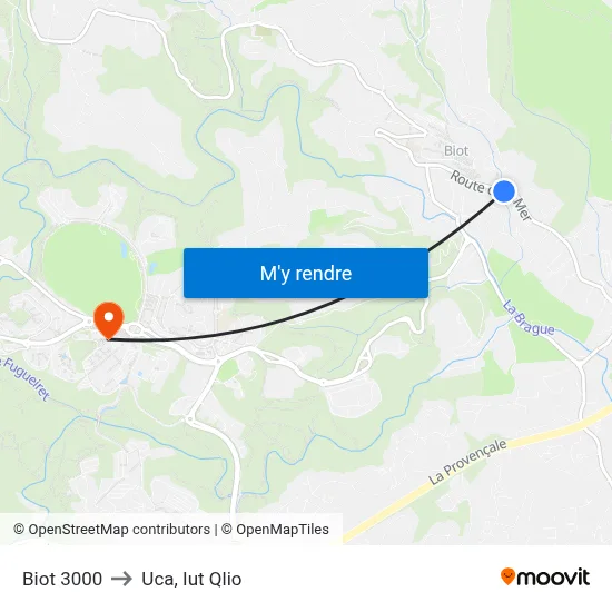 Biot 3000 to Uca, Iut Qlio map