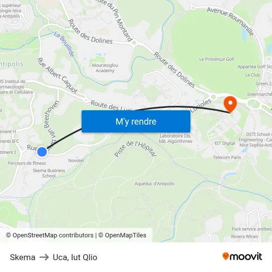 Skema to Uca, Iut Qlio map