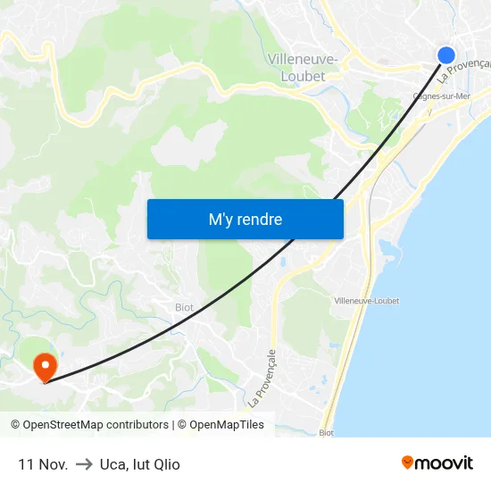 11 Nov. to Uca, Iut Qlio map