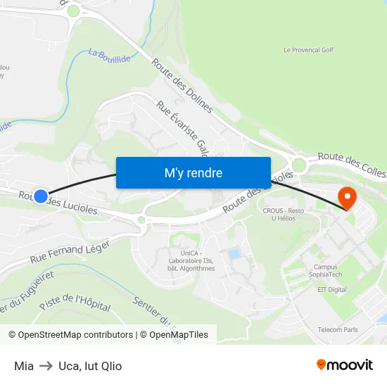 Mia to Uca, Iut Qlio map