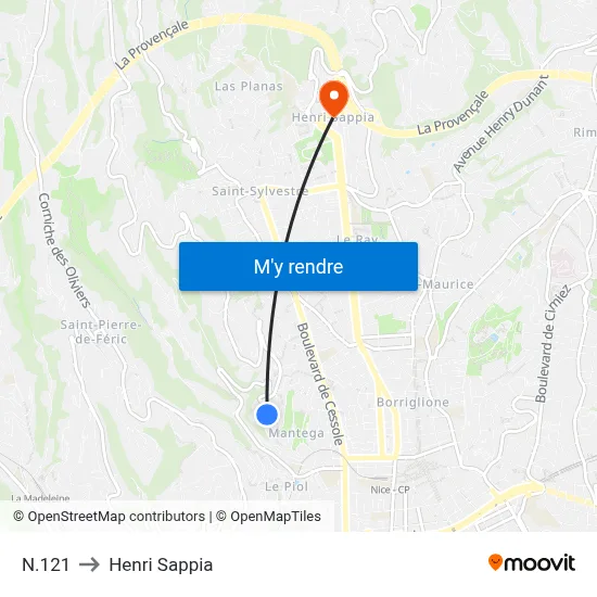 N.121 to Henri Sappia map