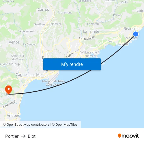 Portier to Biot map
