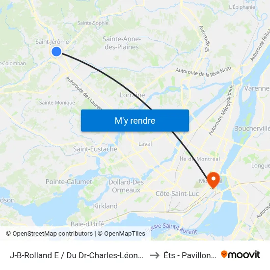 J-B-Rolland E / Du Dr-Charles-Léonard to Éts - Pavillon A map