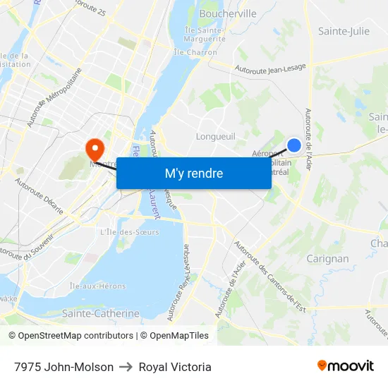 7975 John-Molson to Royal Victoria map