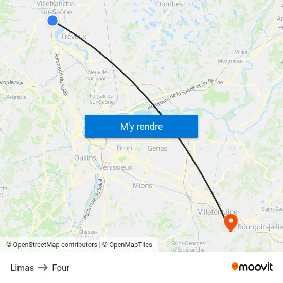Limas to Four map